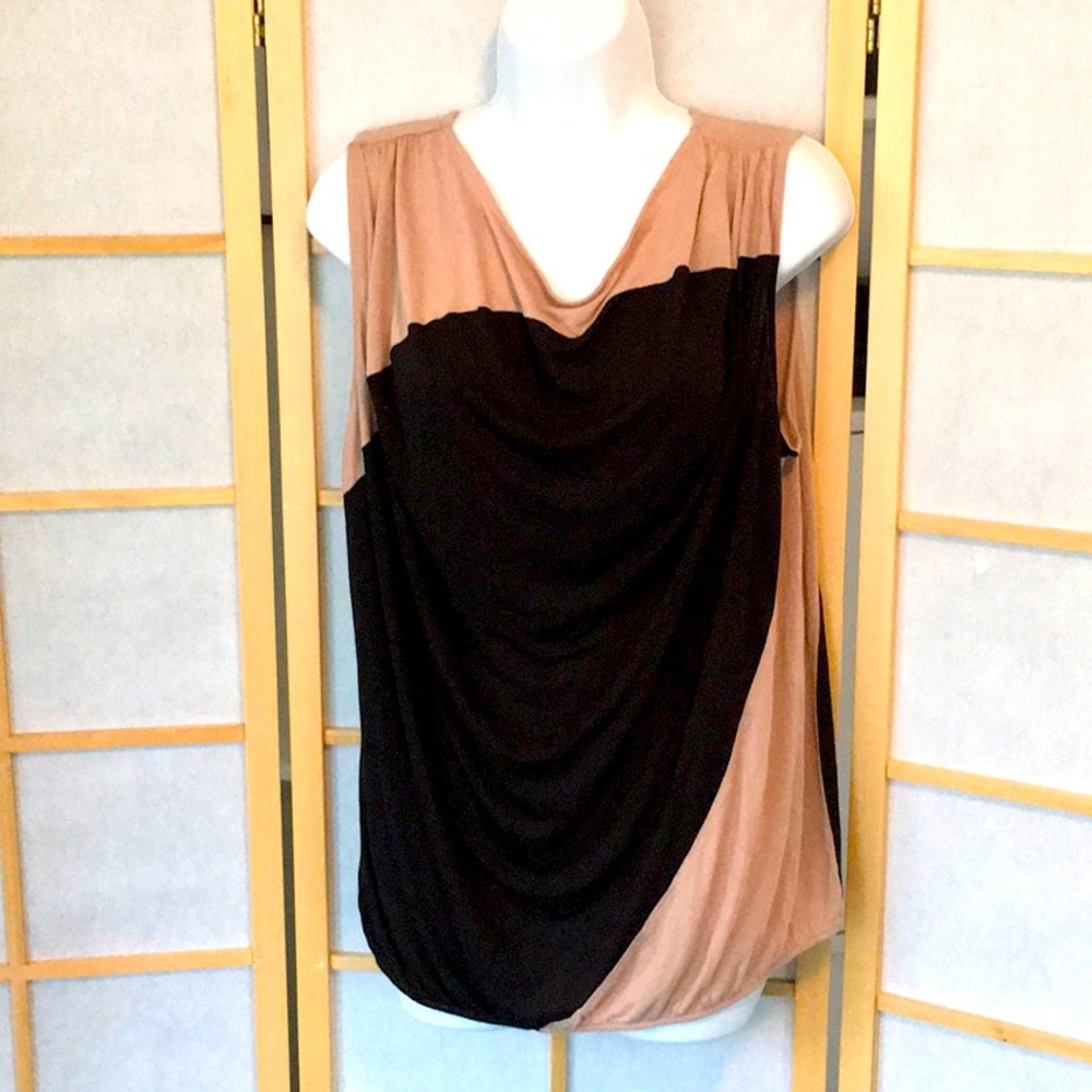 Loft Sleeveless Draped Top